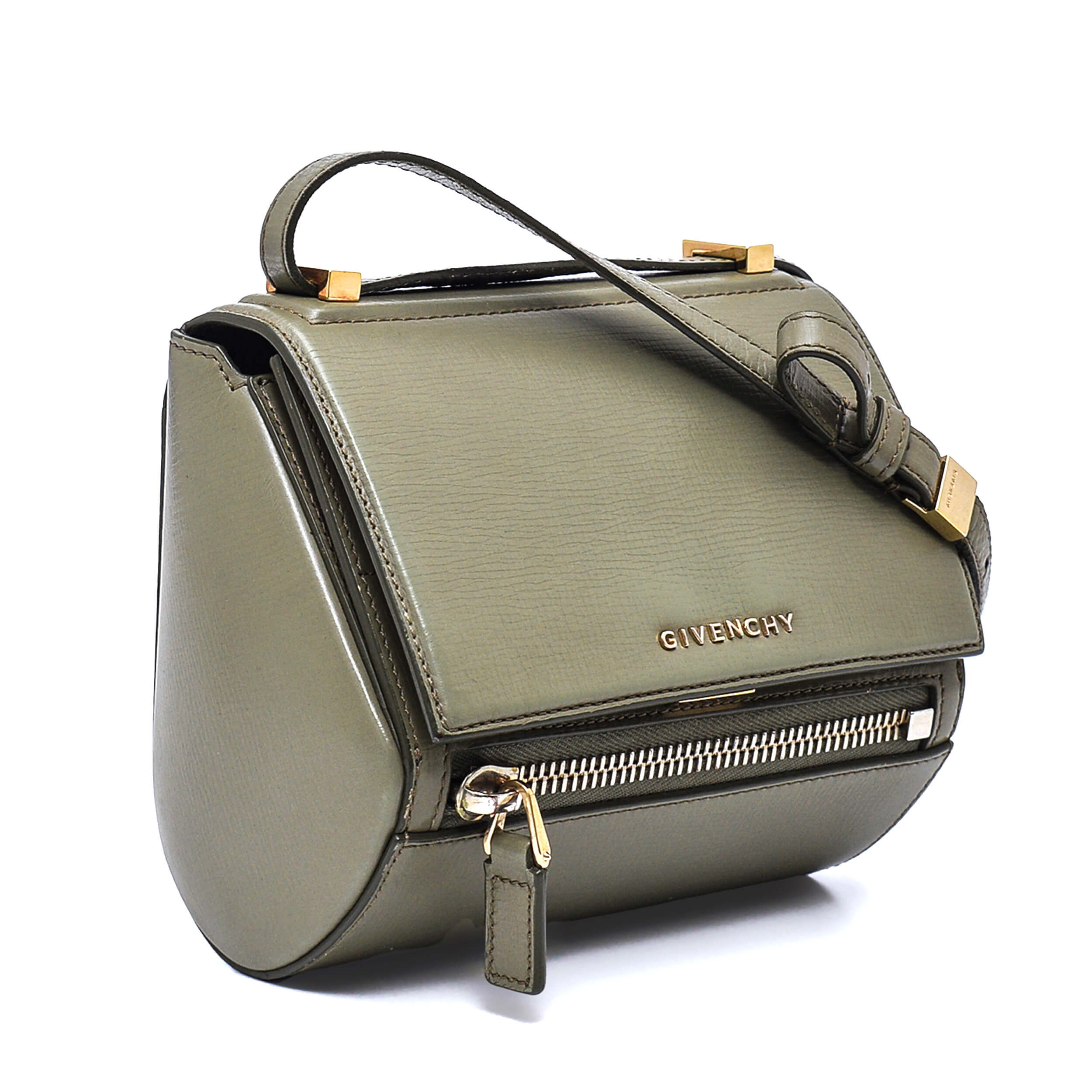 Givenchy - Nile Green Leather Small Pandora Bag